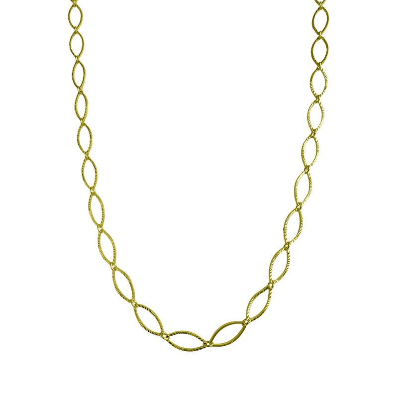 ANDREA COGGIOLA JOYAS - Collar Choker Ovalado Enchapado Oro 18K