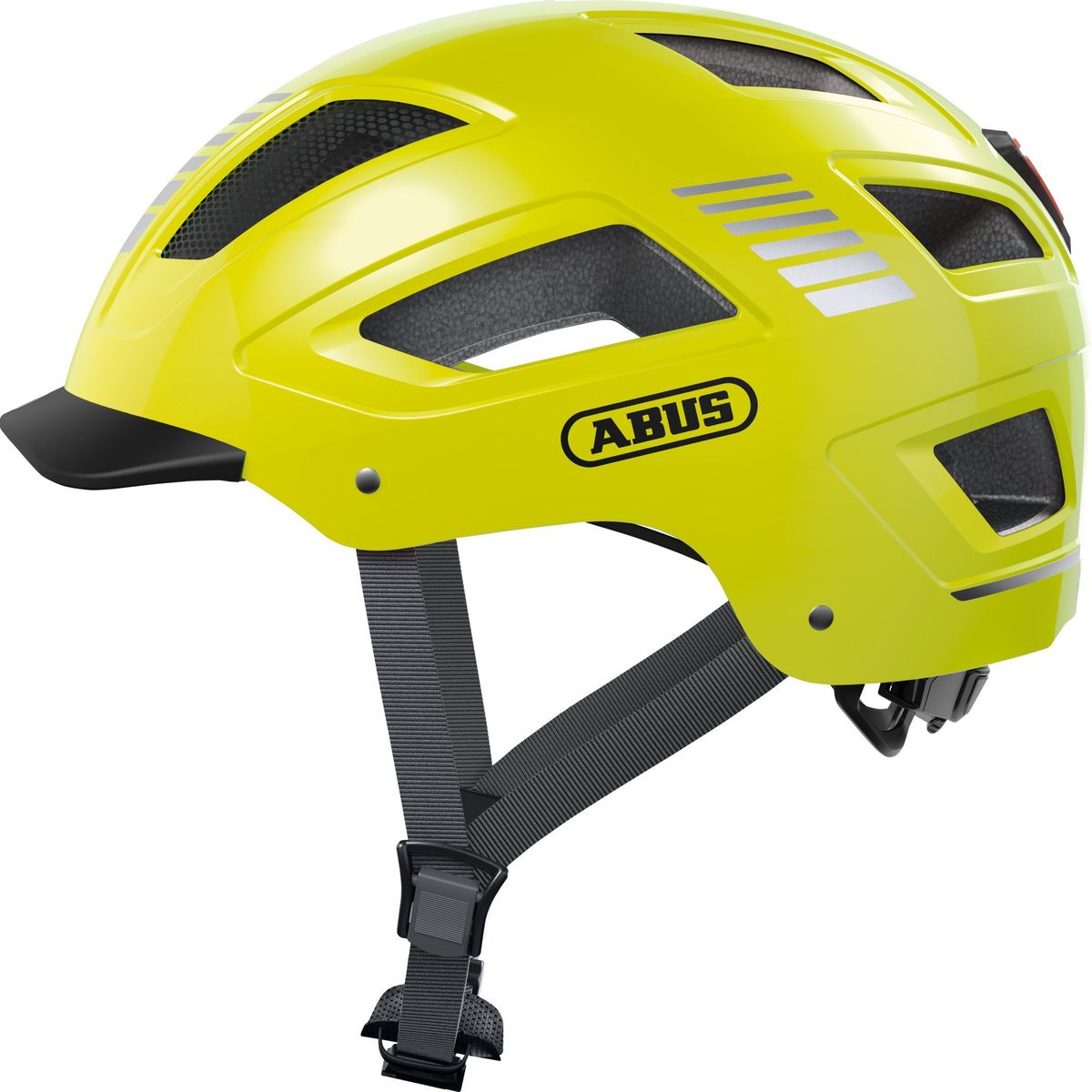 ABUS - Casco Bicicleta Hyban 2.0 Amarillo Signal Talla M 54 - 58 cm