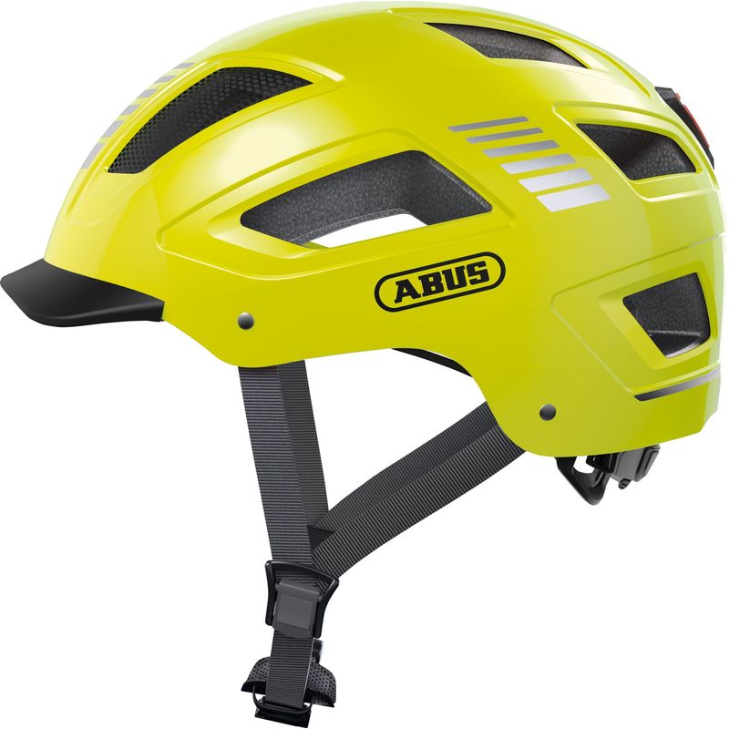 ABUS - Casco Bicicleta Hyban 2.0 Amarillo Signal Talla XL 58 - 63cm