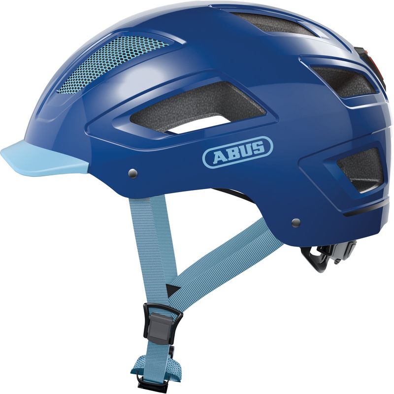 ABUS - Casco Bicicleta Hyban 2.0 Azul Core Talla M 54 - 58 cm