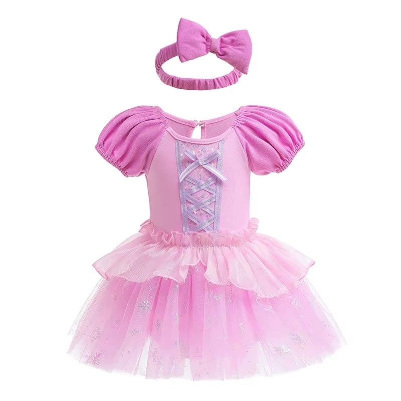 GENERICO - Disfraz Baby Princesa Rosa 3 - 6 Meses
