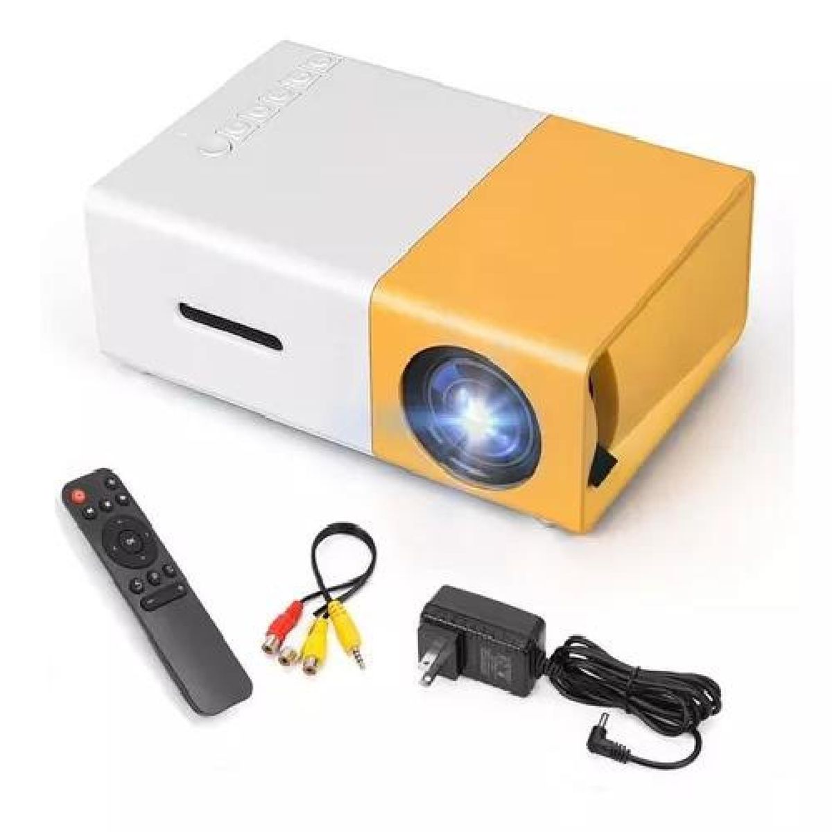 GENERICO - Mini proyector LED HD portátil AV HDMI LCD + control remoto
