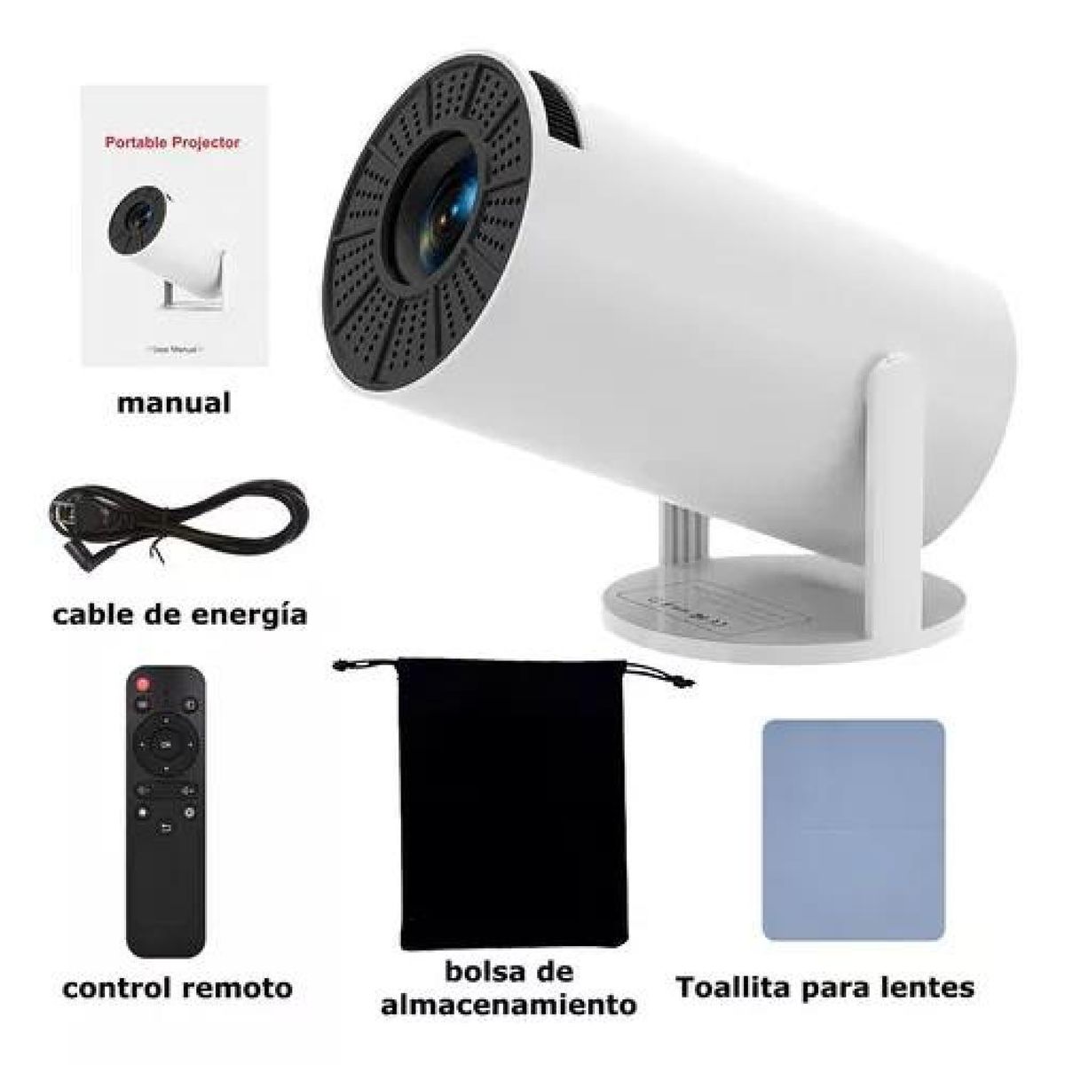 GENERICO - Proyector mini portátil profesional 4K HD LED 1080p 9000 lm