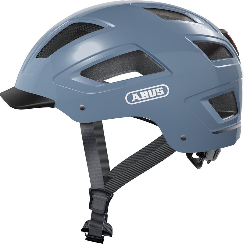 ABUS - Casco Bicicleta Hyban 2.0 Azul Glaciar Talla L 57 - 61cm