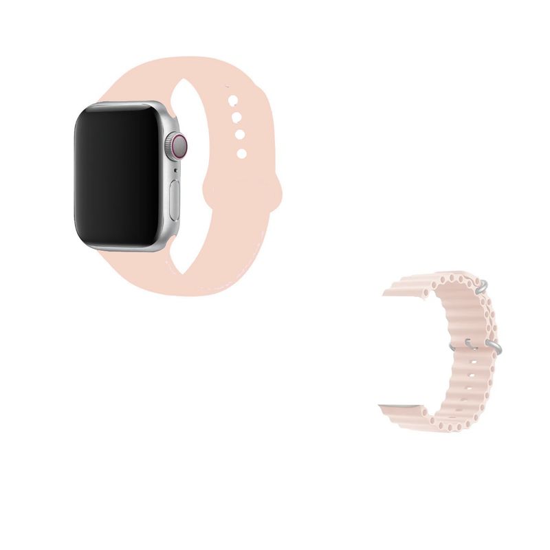 JOICO - Reloj Deportivo Inteligente 2 Correa 49mm Smart Watch Rosa