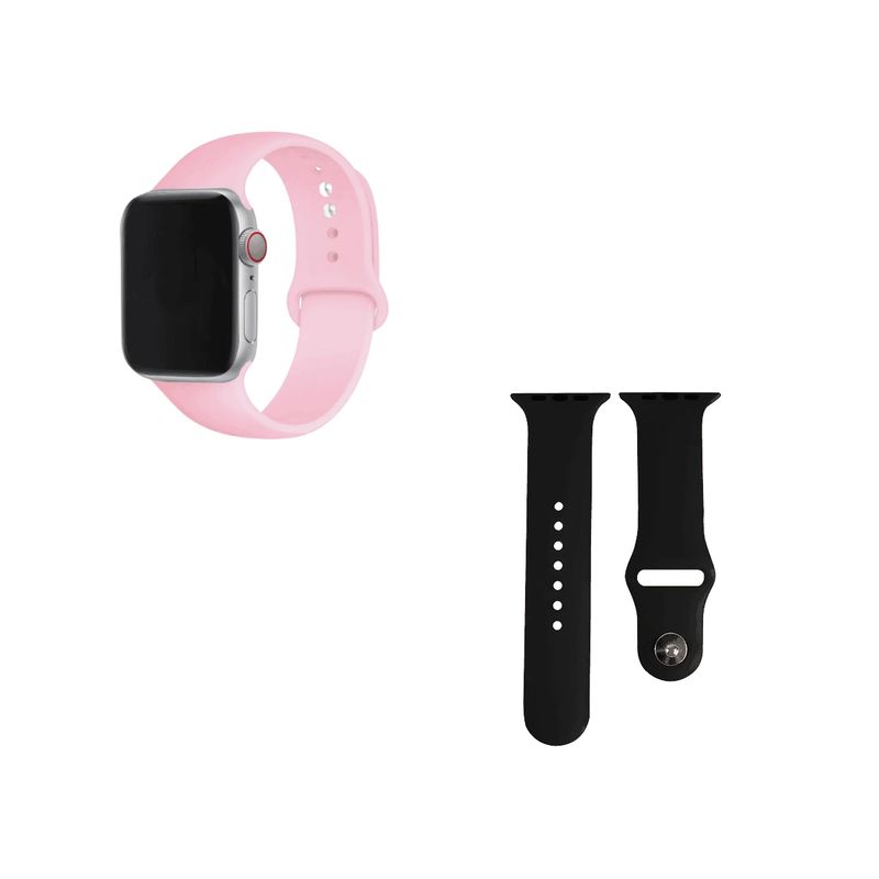 MOTOMO - Reloj Smart Watch 49mm Inteligente Deportivo 2 Correas BK/R