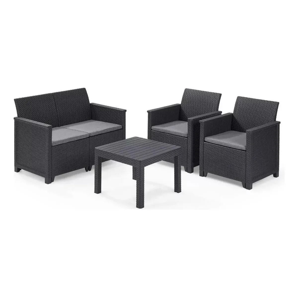 KETER - Set de Jardin Emma Grafito