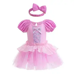 GENERICO - Disfraz Baby Princesa Rosa 12 - 18 Meses