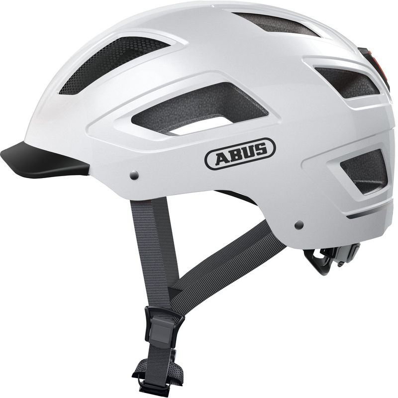 ABUS - Casco Bicicleta Hyban 2.0 Blanco Polar Talla XL 58 - 63 cm