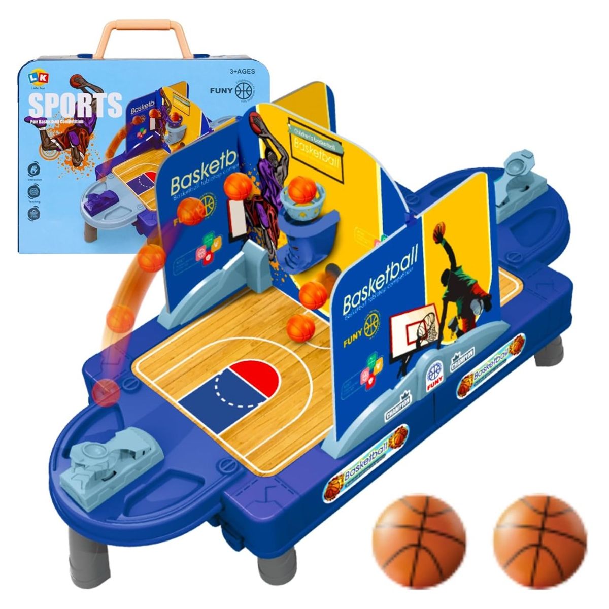 GENERICO - Mini Juego De Basketball Lanzador Para Niños Juego De Mesa