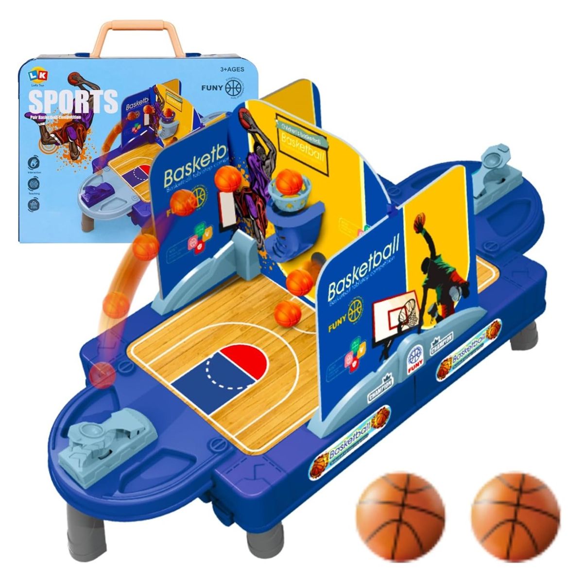 GENERICO - Mini Juego De Basketball Lanzador Para Niños Juego De Mesa