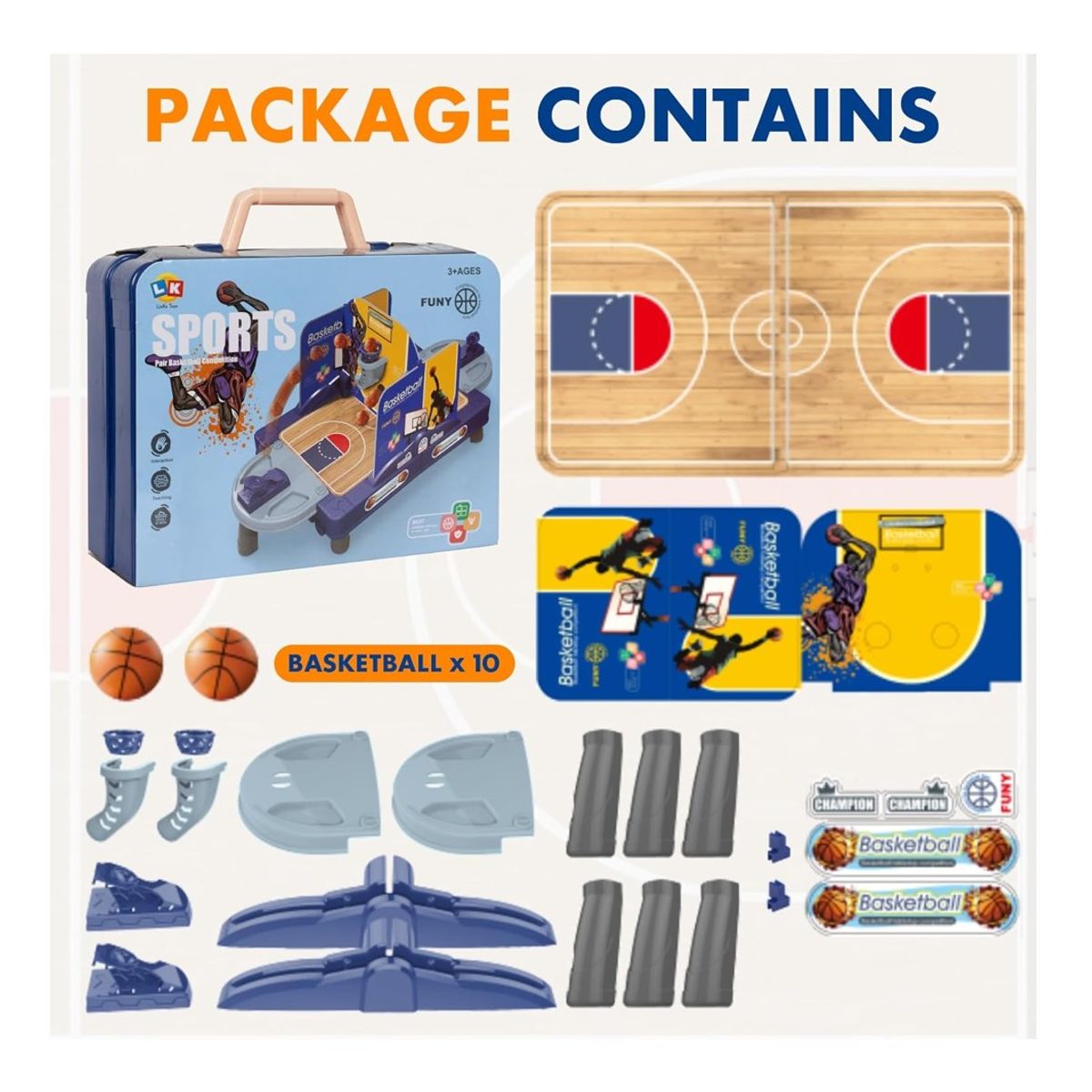 GENERICO - Mini Juego De Basketball Lanzador Para Niños Juego De Mesa