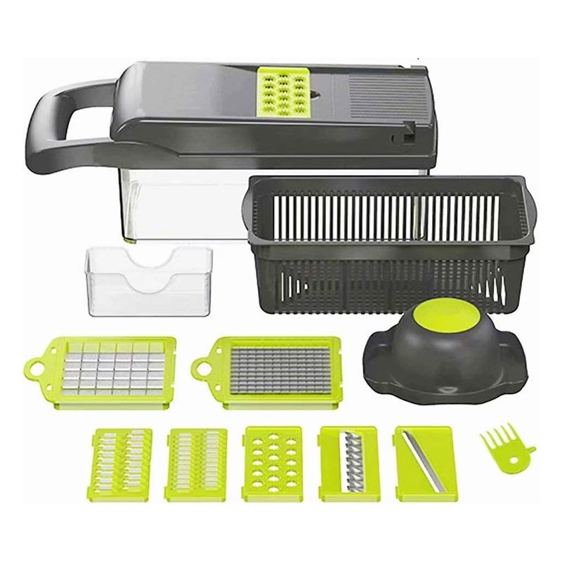 ATURE - Rallador Picador De Verduras Juego Multiusos De 15 Pcs