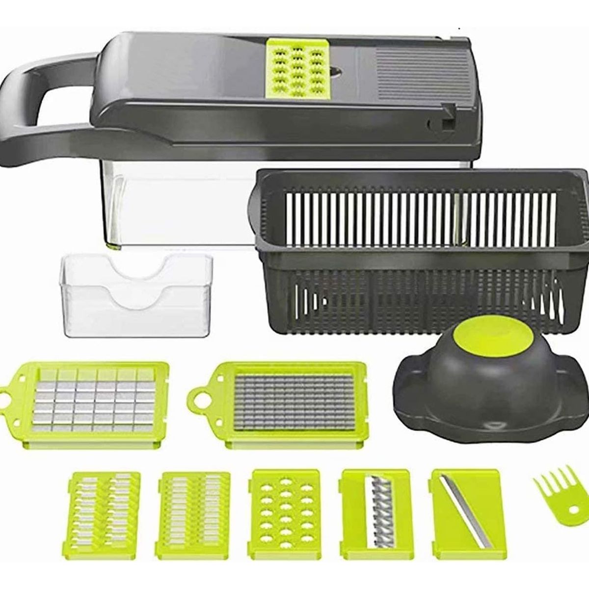 ATURE - Rallador Picador De Verduras Juego Multiusos De 15 Pcs