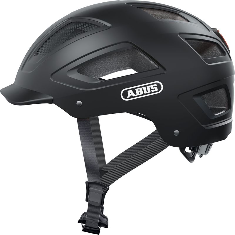 ABUS - Casco Bicicleta Hyban 2.0 Negro Terciopelo Talla M 54 - 58cm