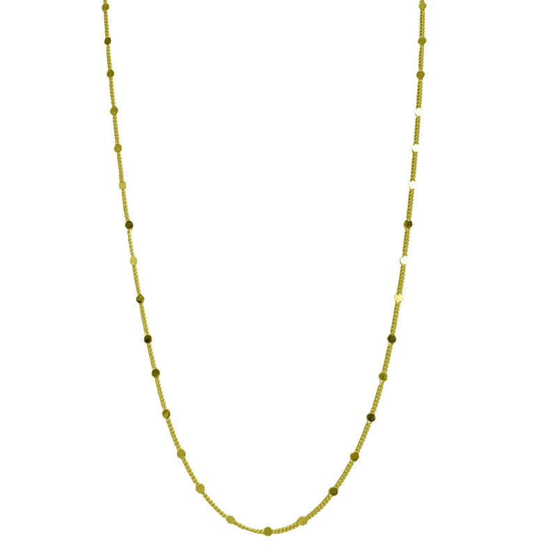 ANDREA COGGIOLA JOYAS - Collar Laila Enchapado Oro 18K