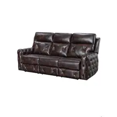 ECOMUSO - SOFA RECLINABLE 3 CUERPOS CHRISTIAN MARRON 75700-53