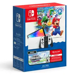 NINTENDO - Consola Switch Oled + Juego Super Mario Wonder