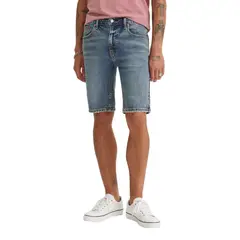 LEVIS - Shorts Hombre 412 Slim Azul