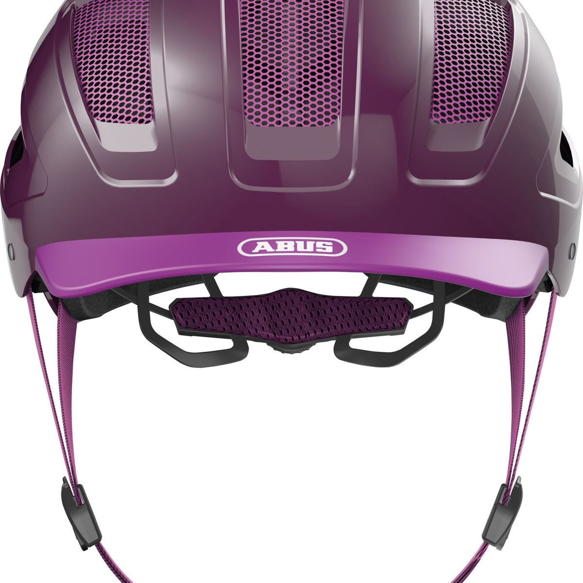 ABUS - Casco Bicicleta Hyban 2.0 Purpura Talla L 57 - 61 cm