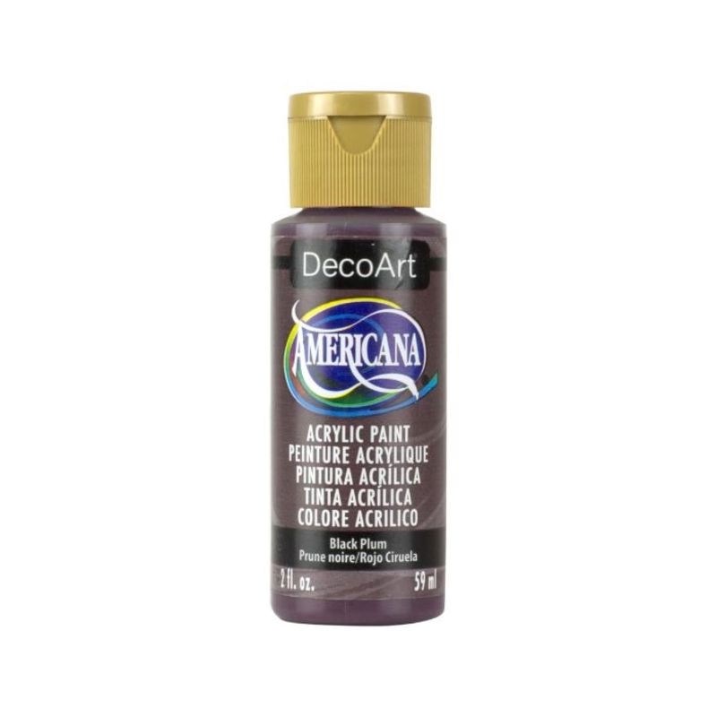 DECOART - Pintura Acrílica DecoArt Black Plum DA172 Burdeo 59 ml