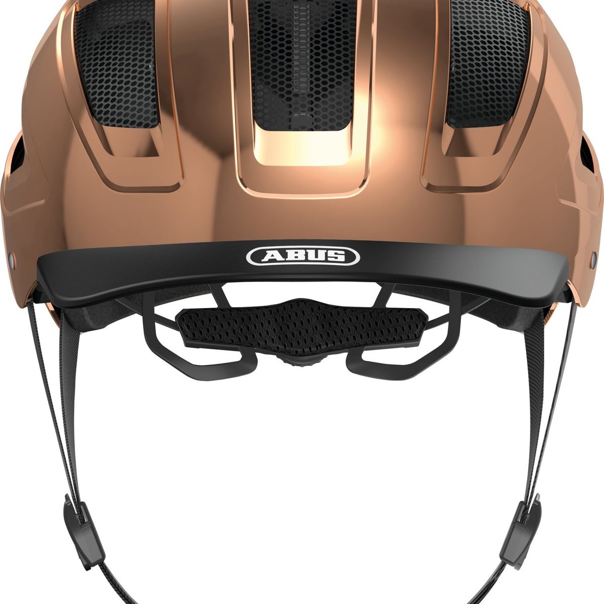 ABUS - Casco Bicicleta Hyban 2.0 Rosa Cromada Talla M 54 - 58 cm