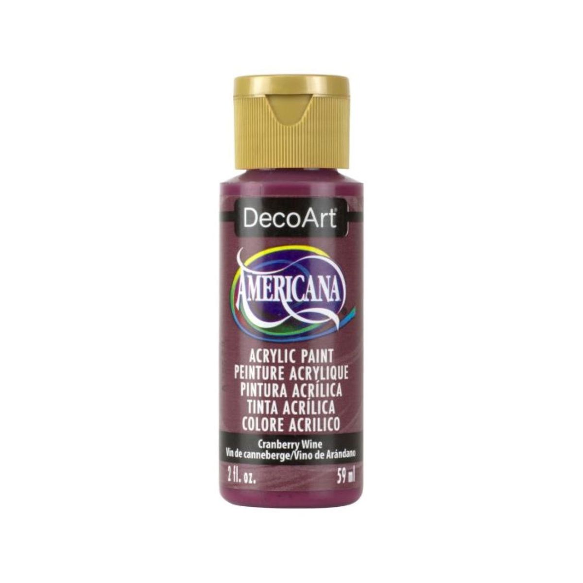 DECOART - Pintura Acrílica DecoArt Cranberry Wine DA112 Burdeo 59 ml