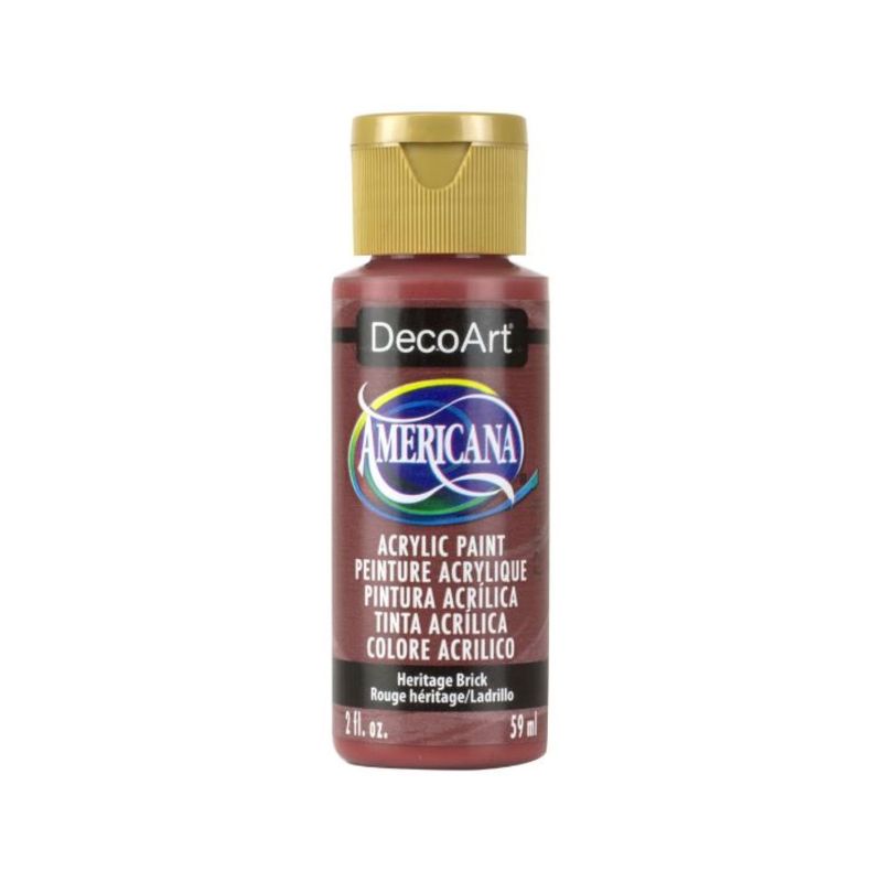 DECOART - Pintura Acrílica DecoArt Heritage Brick DA219 Burdeo 59 ml