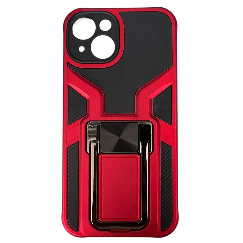 GENERICO - Carcasa Armor Para iPhone 14-13 Normal - Rojo