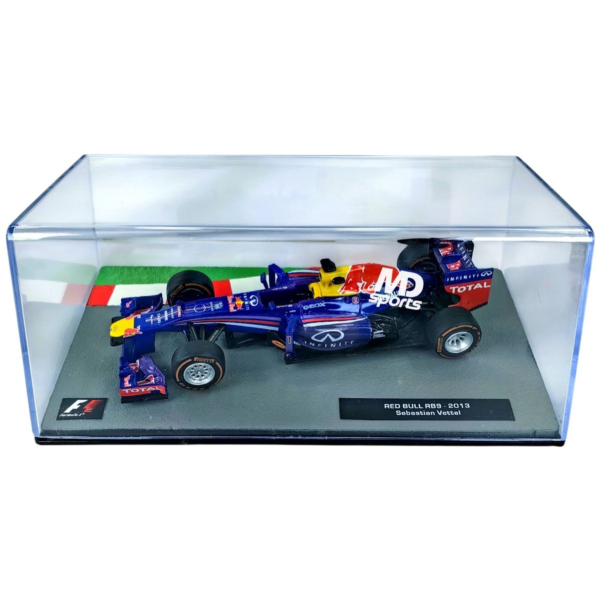 FORMULA 1 - Auto Formula 1 Redbull Rb9 2013 #1 Vettel Caja Acrilica 1:43
