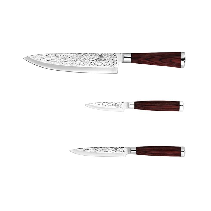 BERLINGER HAUS - Cuchillo de cocina 3 piezas acero inoxidable