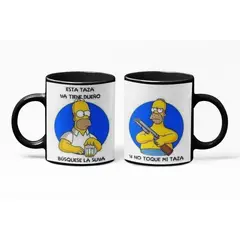 S/M - Taza Magica Homero Simpson - Esta Taza Tiene Dueño