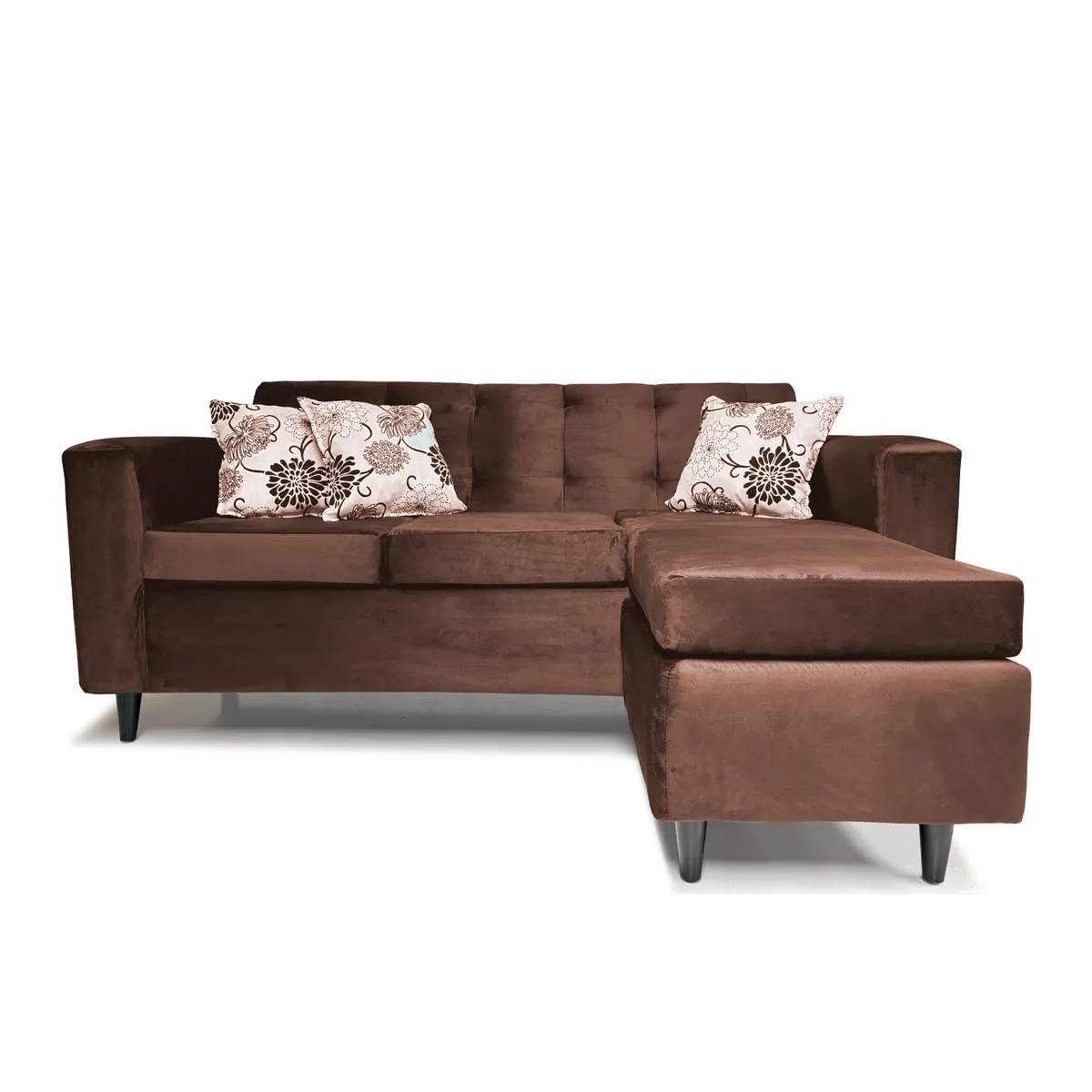 FOCUS - Seccional Intercambiable Roma Felpa Café