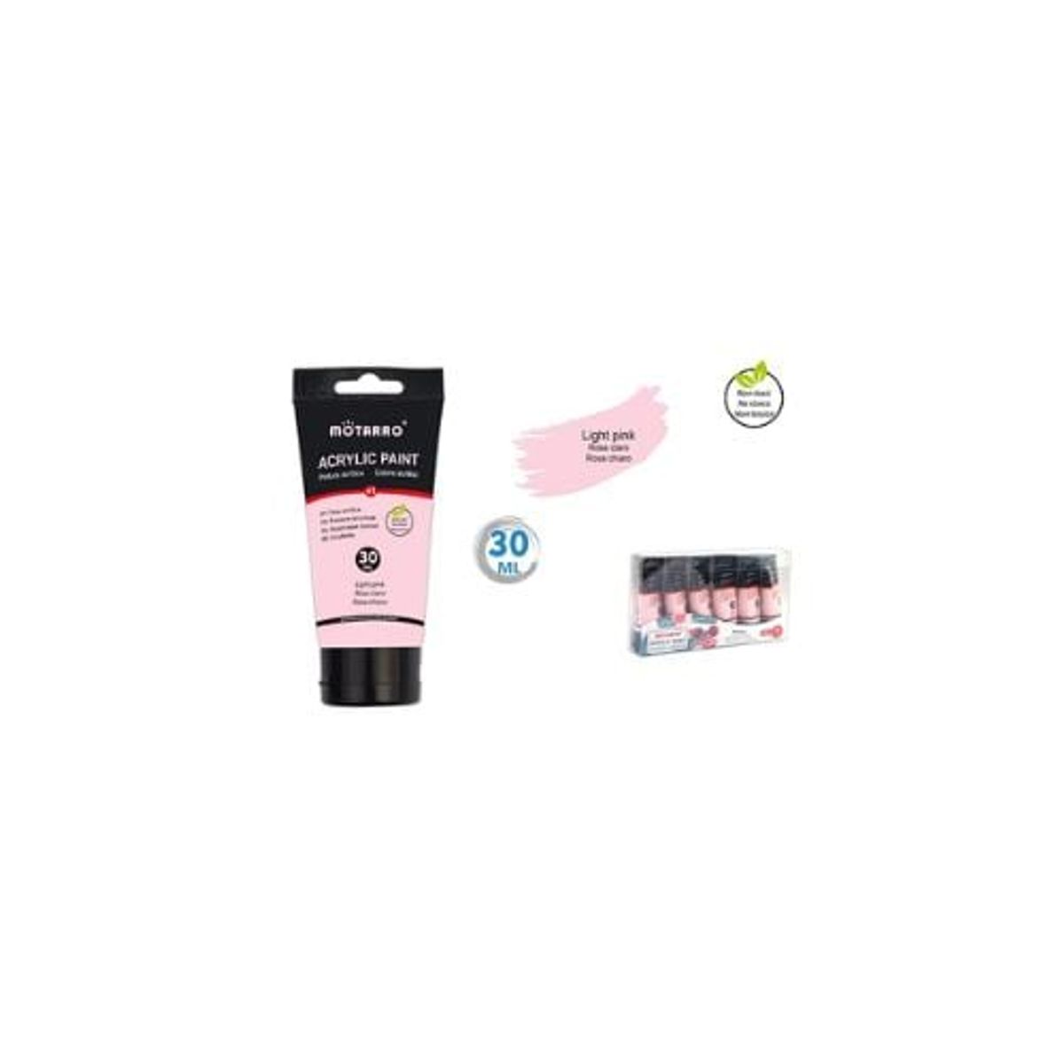 GENERICO - Pintura Acrílica Rosa Pastel 30 ML