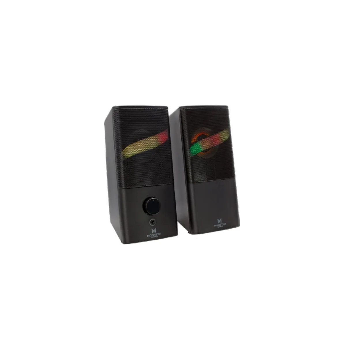 MONSTER - Parlantes Gamer Pc Rgb Monster 6w Tower 2.0 - SC