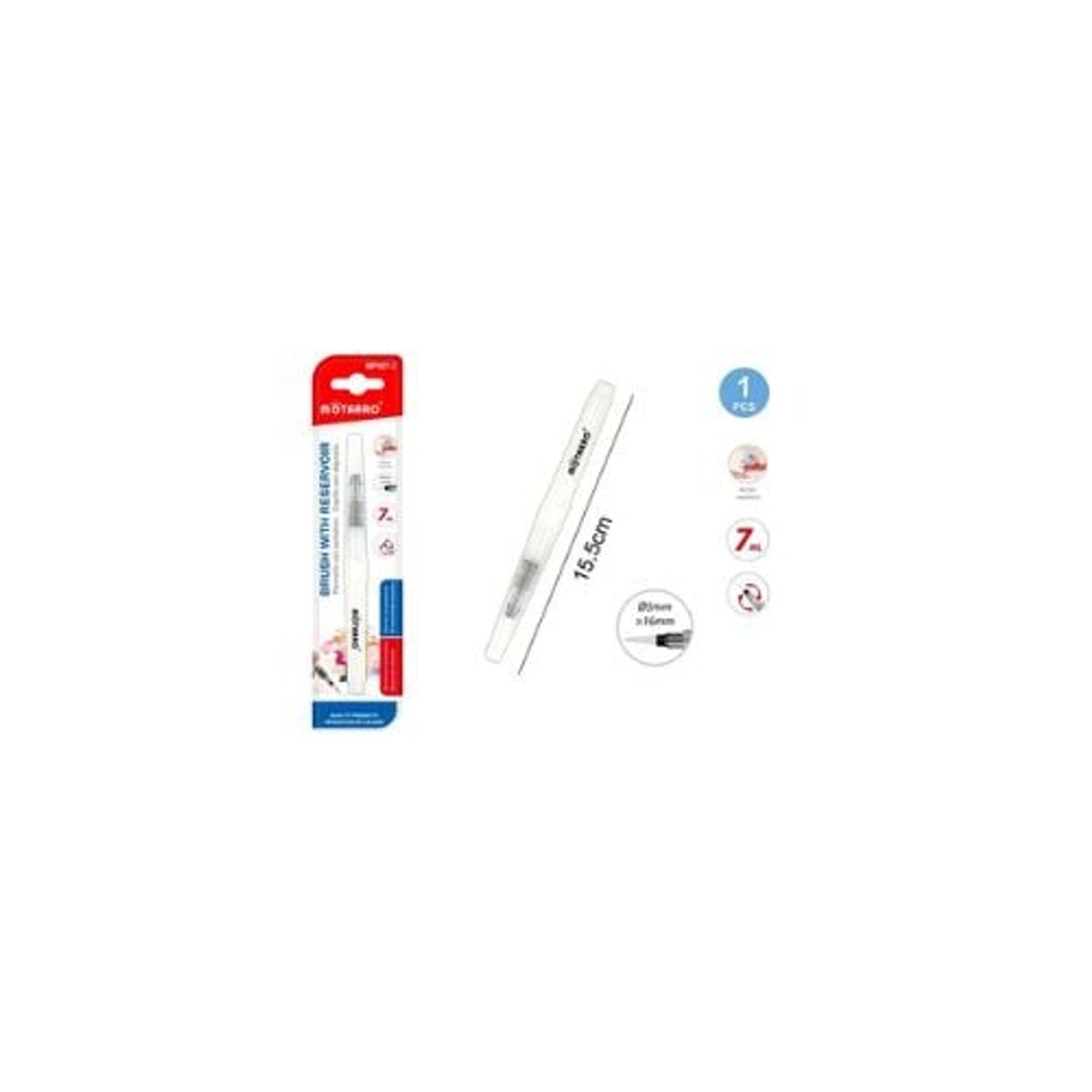 Cepillo Con Depósito 7ML, marca GENERICO - Foto Principal