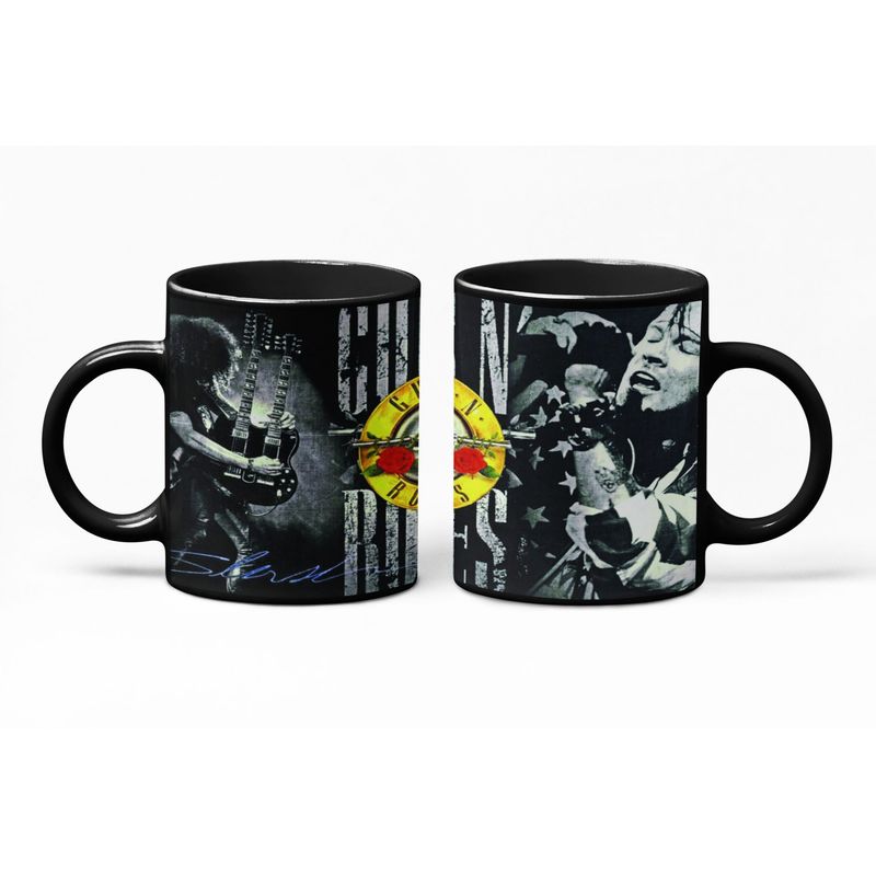 S/M - Taza Magica Guns N Roses Axl Rose - Slash Bandas De Rock 02