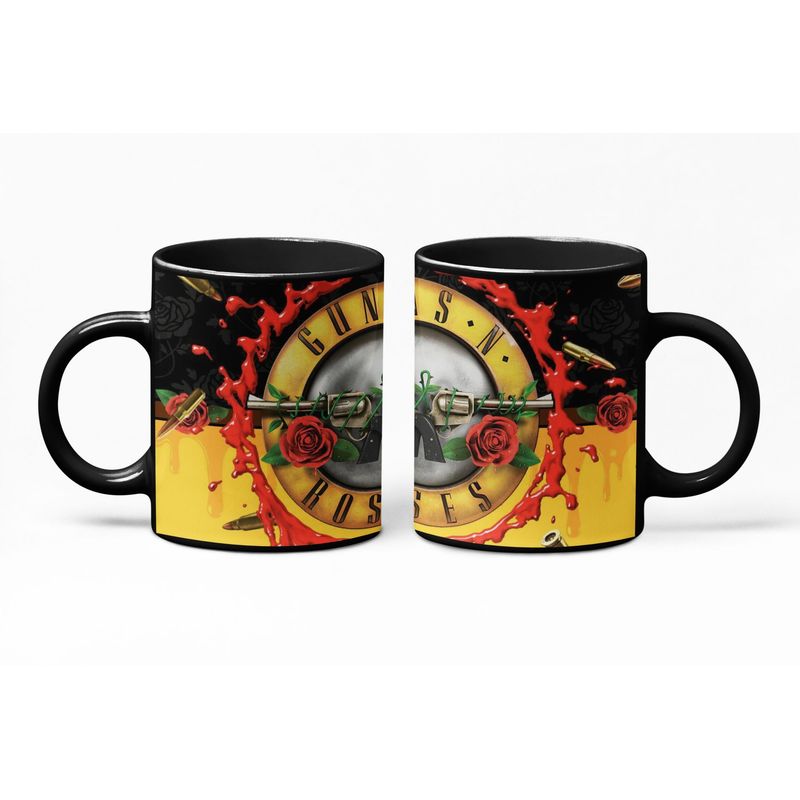 S/M - Taza Mágica De Guns And Roses - Bandas De Rock