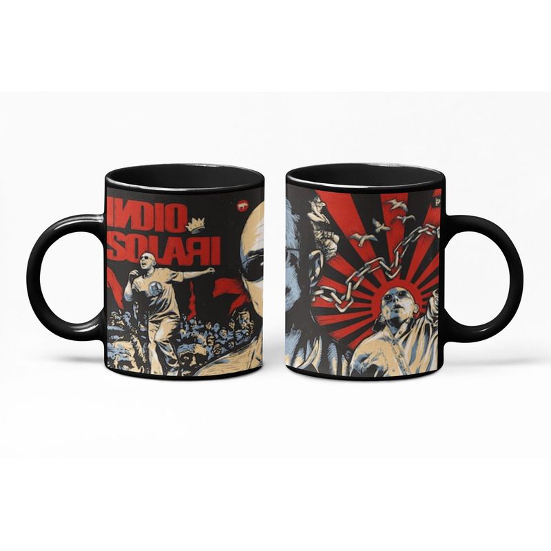 S/M - Taza Magica Indio Solari Mi Genio Amor Rock Argentino