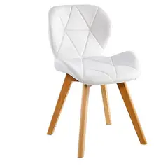 GENERICO - Pack de 4 Silla Aviador Mariposa Radar Wood - Blanco