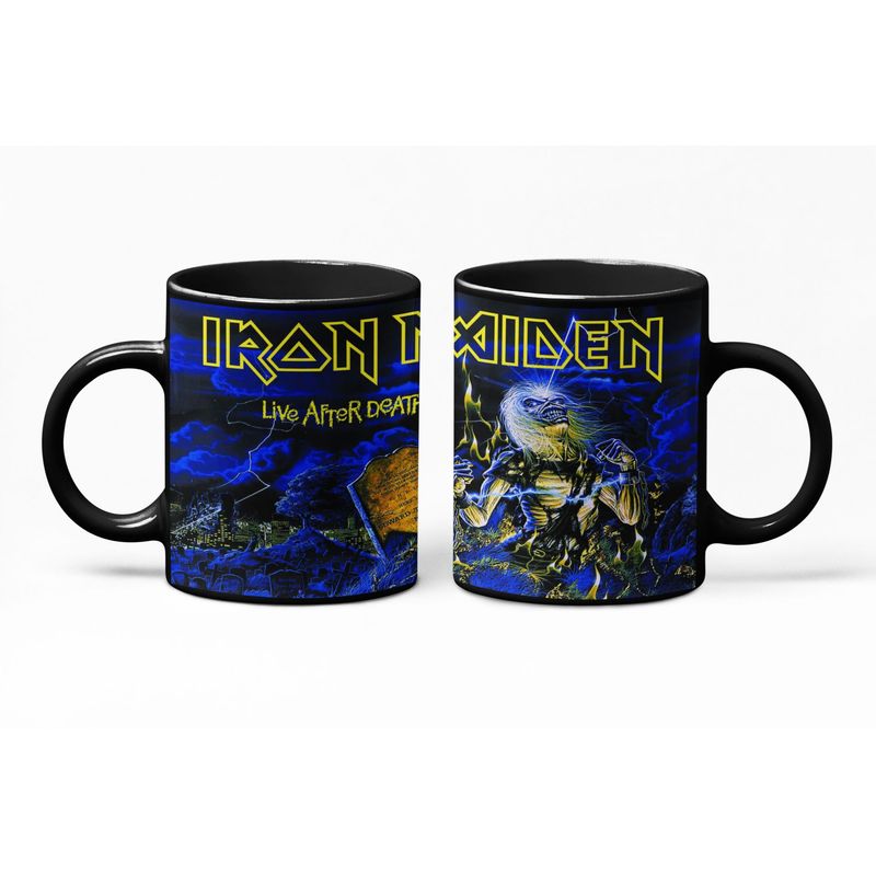 S/M - Taza Mágica De Iron Maiden - Bandas De Rock