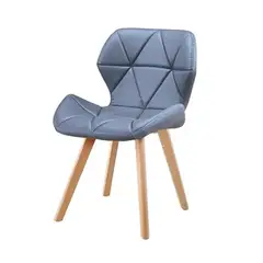 GENERICO - Pack de 4 Silla Aviador Mariposa Radar Wood - Gris