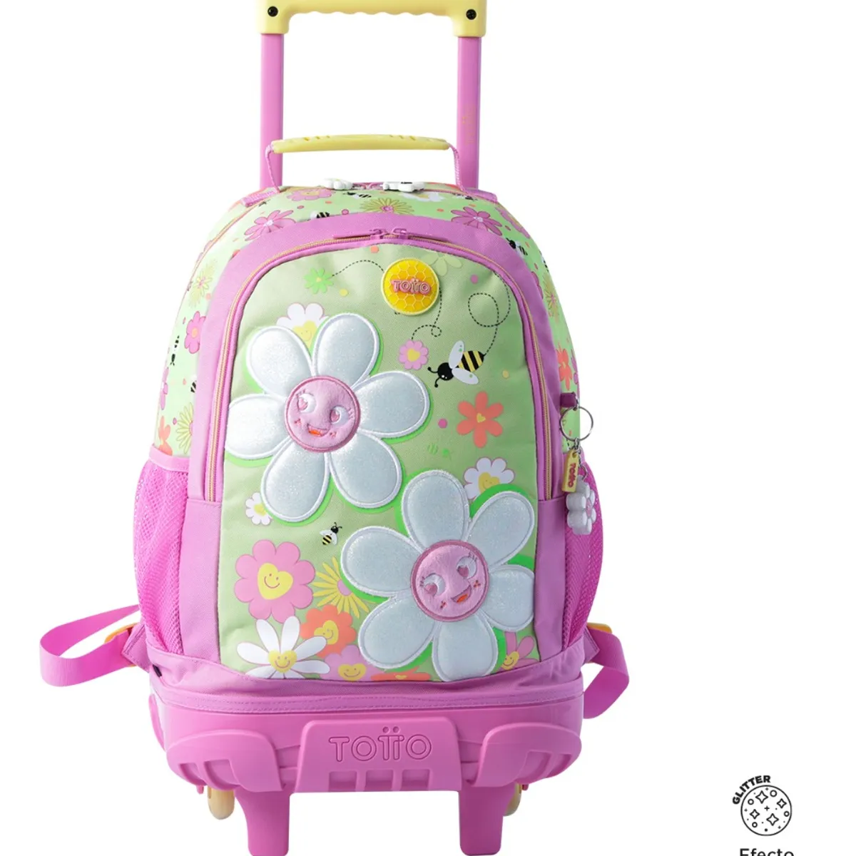 TOTTO - Mochila Escolar con Ruedas Totto Resistente y Ligera Niño
