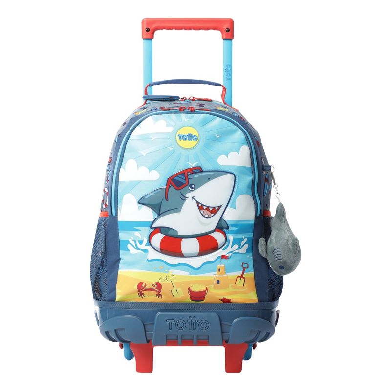 TOTTO - Mochila Escolar con Ruedas Totto Resistente y Ligera Niño