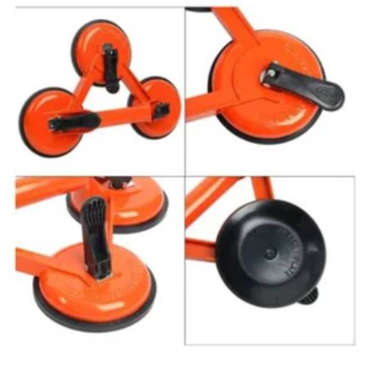 GENERICO - Ventosa , Succionador Para Vidrio, De 3 Chupones