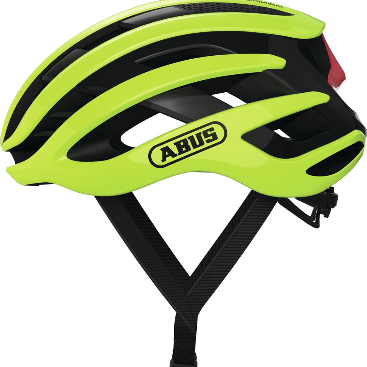 ABUS - Casco Bicicleta Airbreaker Amarillo Neon Talla M 52-58cm