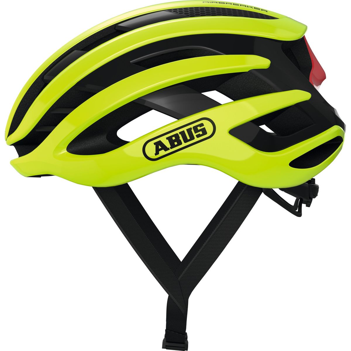 ABUS - Casco Bicicleta Airbreaker Amarillo Neon Talla L 59-61m