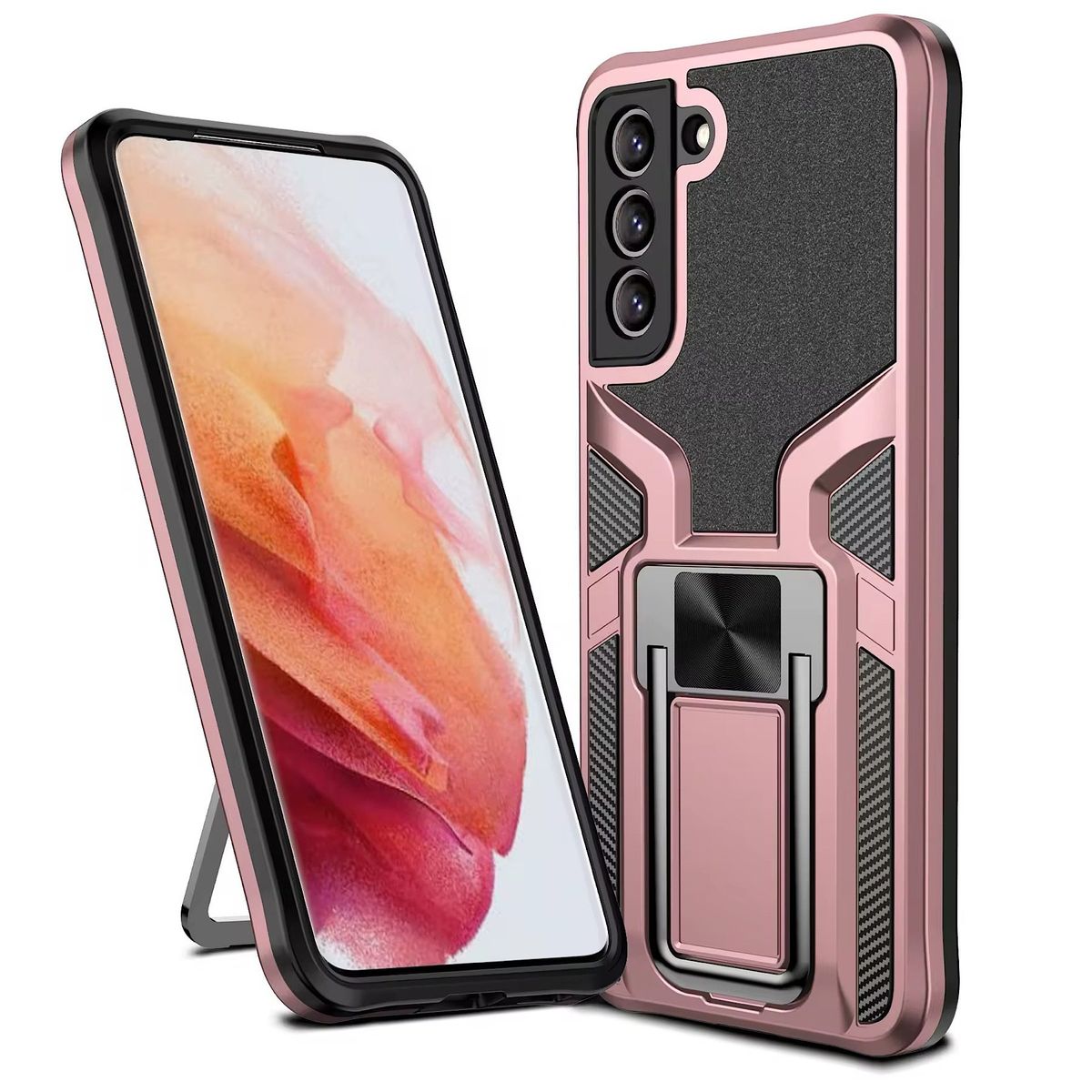 GENERICO - Carcasa Armor Para Samsung S23 Normal - Rosado