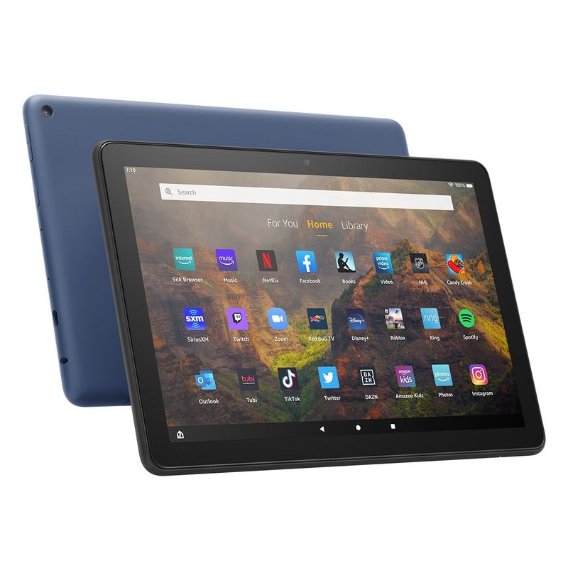 AMAZON - Tablet Amazon Fire HD 10 Ultimo Modelo 2021 32gb Color Jeans.
