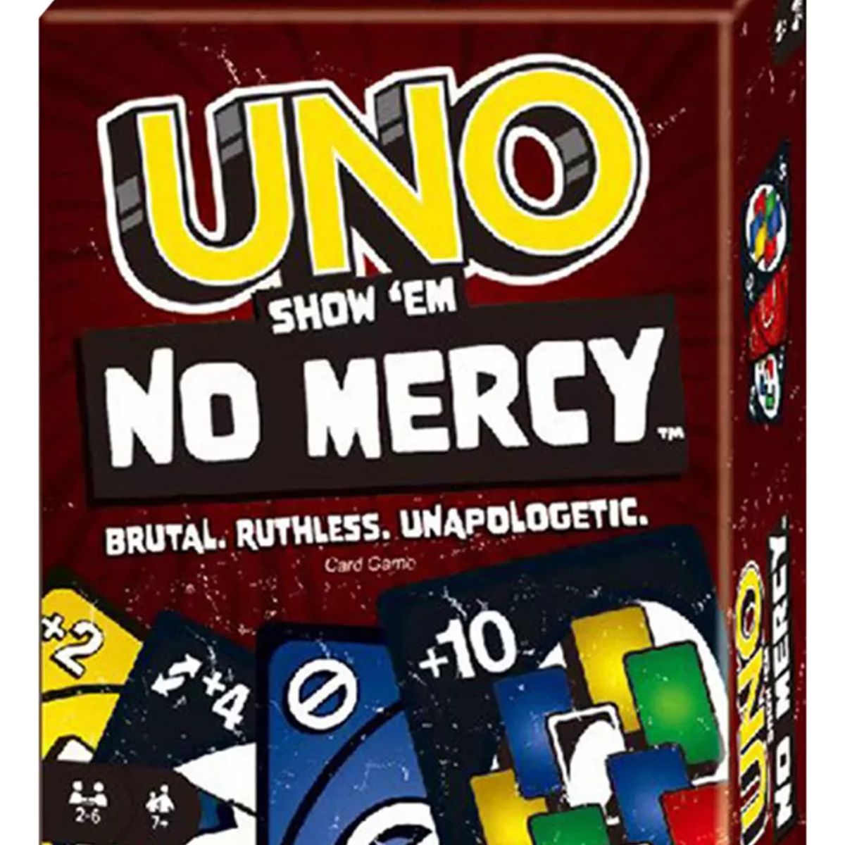 MATTEL - UNO No Mercy Edición Especial con Reglas Exclusivas
